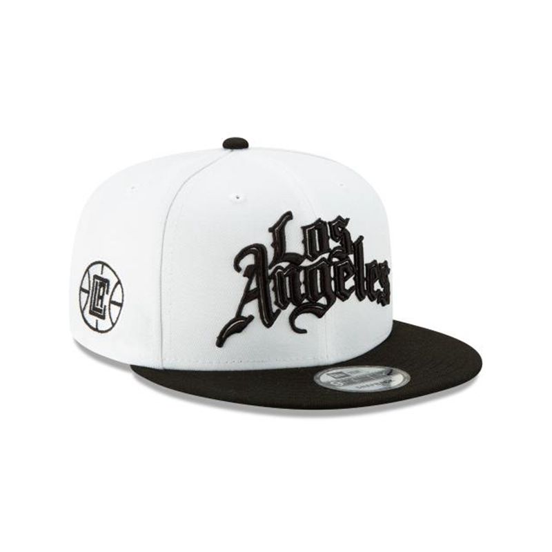 NBA Los Angeles Clippers 2019 Authentics City Series 9Fifty Snapback (UAF4432) - White New Era Caps